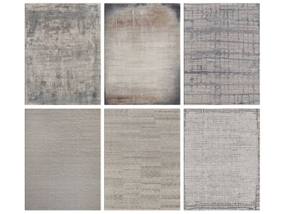 现代长方形地毯3d模型 现代长方形地毯