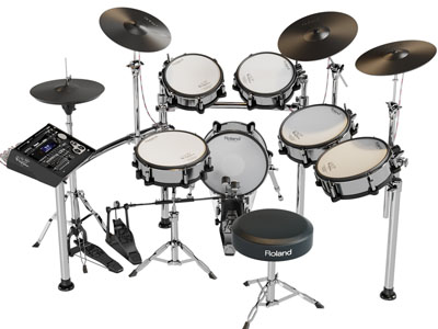 现代电子架子鼓、爵士鼓3d模型 现代电子架子鼓、爵士鼓