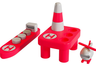 现代儿童积木玩具