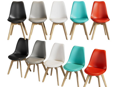 北欧实木休闲椅子