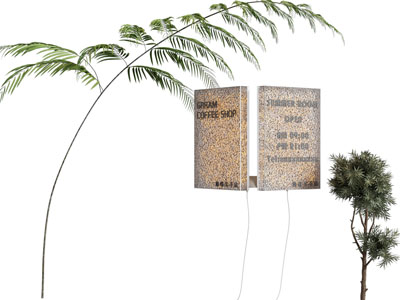 现代广告牌、招牌3d模型 现代广告牌、招牌