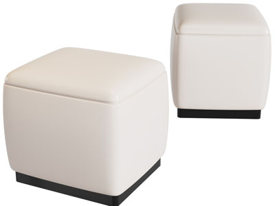 新中式方形坐墩、沙发凳