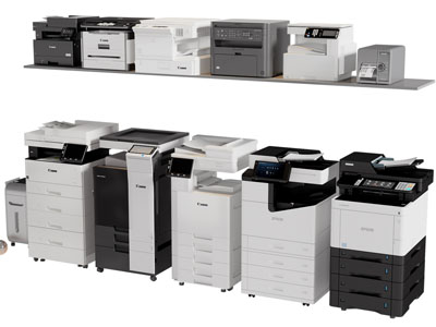 现代打印机、复印机办公电器