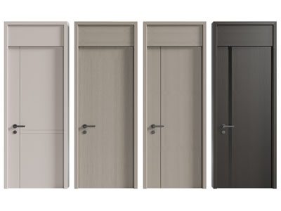 现代实木平开门