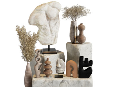 侘寂风摆件组合