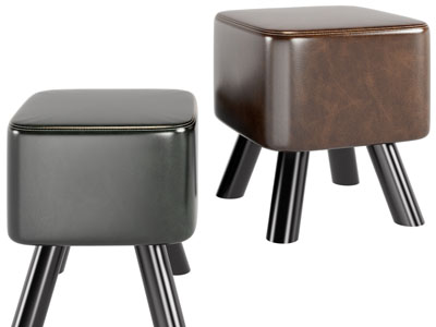 现代方形沙发凳