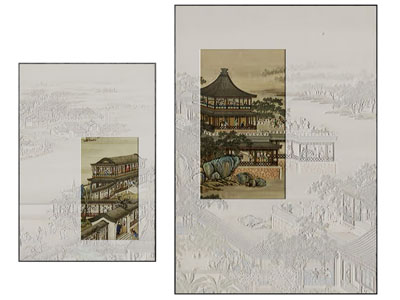 新中式装饰挂画3d模型 新中式装饰挂画