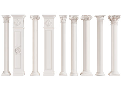 欧式罗马柱子3d模型 欧式罗马柱子