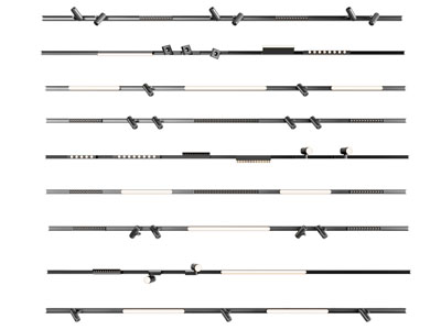 现代轨道筒灯射灯