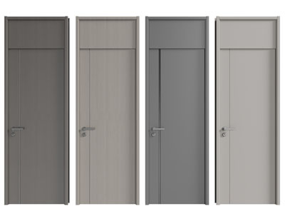 现代单扇平开门