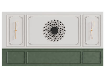 简欧护墙板、背景墙