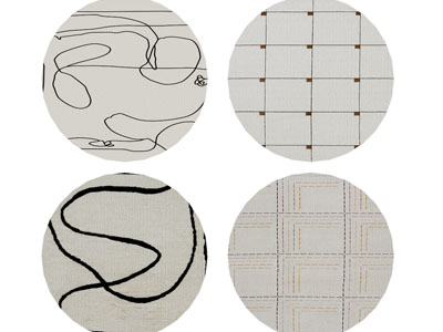 现代圆形地毯3d模型 现代圆形地毯