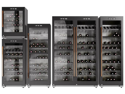 现代黑色电子恒温酒柜3d模型 现代黑色电子恒温酒柜