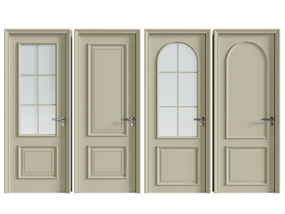 美式单扇平开门