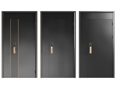 现代入户平开门