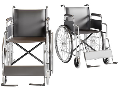 现代轮椅3d模型 现代轮椅