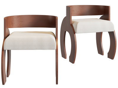 新中式休闲椅子