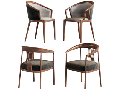 新中式休闲椅、扶手椅子