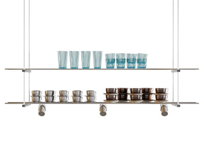 现代吊架、茶具杯子