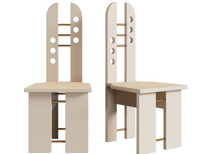 现代高靠背休闲椅子