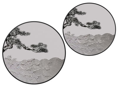 新中式装饰挂画3d模型 新中式装饰挂画