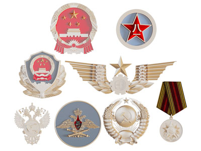 现代国徽、党徽、臂章、胸章、奖章