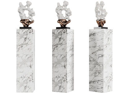 新中式假山工艺品摆件组合