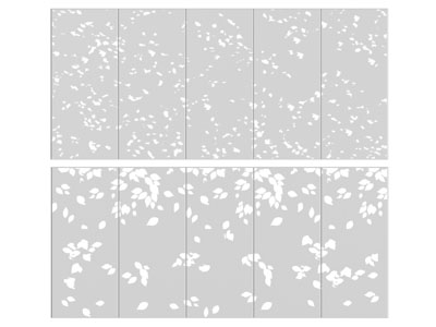 现代穿孔铝板、冲孔板