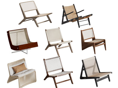 侘寂风休闲椅子