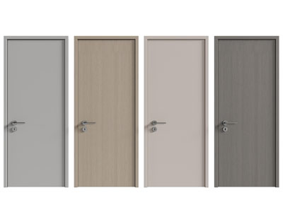 现代单扇平开门