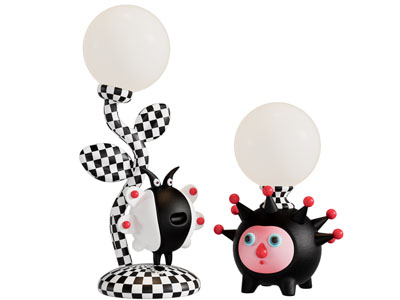 现代卡通刺猬装饰的台灯