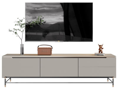 现代电视柜、电视机