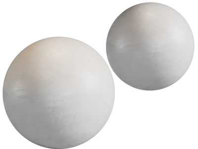 侘寂风微水泥球体摆件