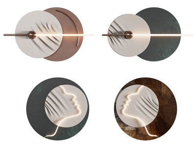 现代墙饰挂件、壁灯