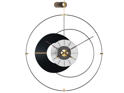 现代钟表墙饰挂件3d模型 现代钟表墙饰挂件