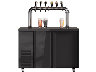 现代黑色扎啤机3d模型 现代黑色扎啤机