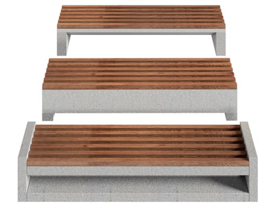 现代户外公共长凳子