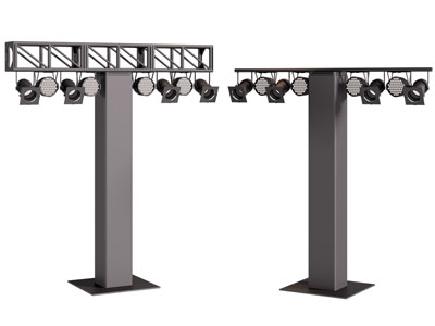 现代舞台灯、灯架