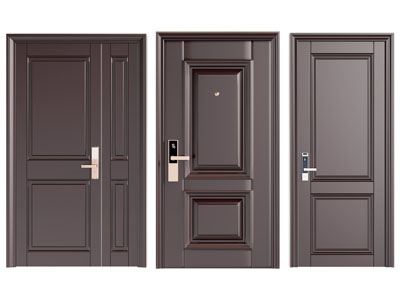 现代单扇、子母平开门