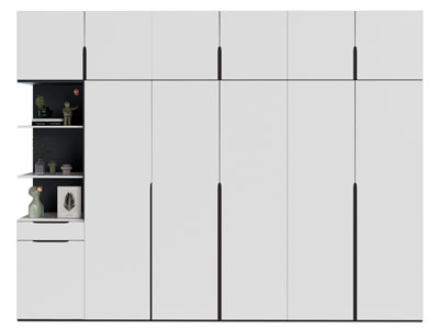 现代衣柜3d模型 现代衣柜