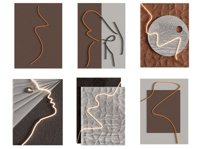 现代墙饰挂件、壁灯