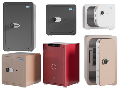 现代不锈钢保险柜、密码箱