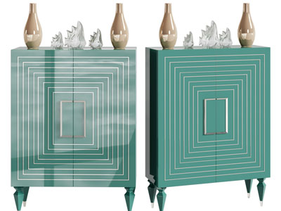 新中式玄关柜、边柜