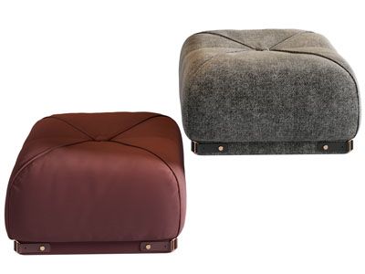 现代方形沙发凳