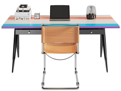 现代书桌椅组合