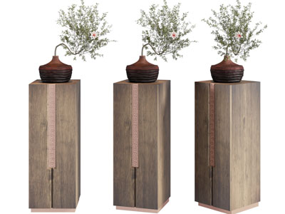 新中式花卉盆景盆栽