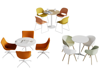 现代休闲桌椅组合