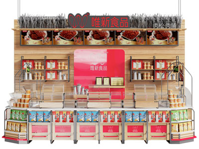 现代零食便利店吧台
