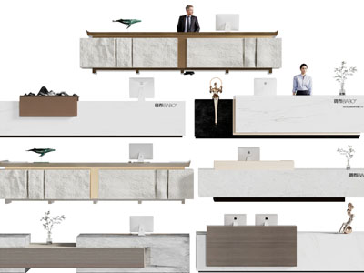 现代前台接待台