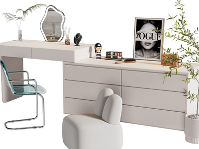 现代加宽化妆、梳妆台